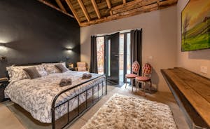 616 Venue: Bedrooms are open to the rafters, giving a wonderful modern-rustic feel
