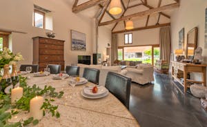 Court Farm: Dine and relax together in The Harvest Hall