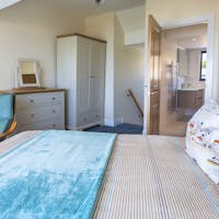 Master bedroom with sea views Master bedroom with sea views