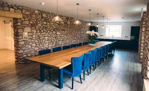 Inwood Farmhouse - A bespoke oak table takes centre place in the dining room