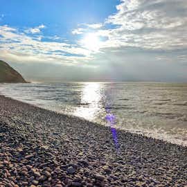 Greencliff beach (our own private enclave) Greencliff beach (our own private enclave)