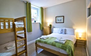 Bedroom 6 - Children catered for with family accommodation at The Anchor - bunk beds and double bed www.bhhl.co.uk