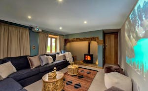 Otterhead House - The living room/movie room; cosy up for family film nights