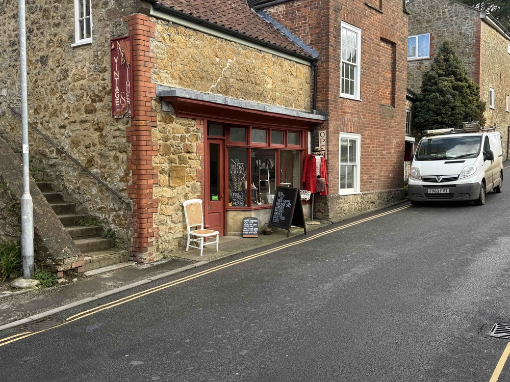 number 57 a combination of antiques and a cafe 