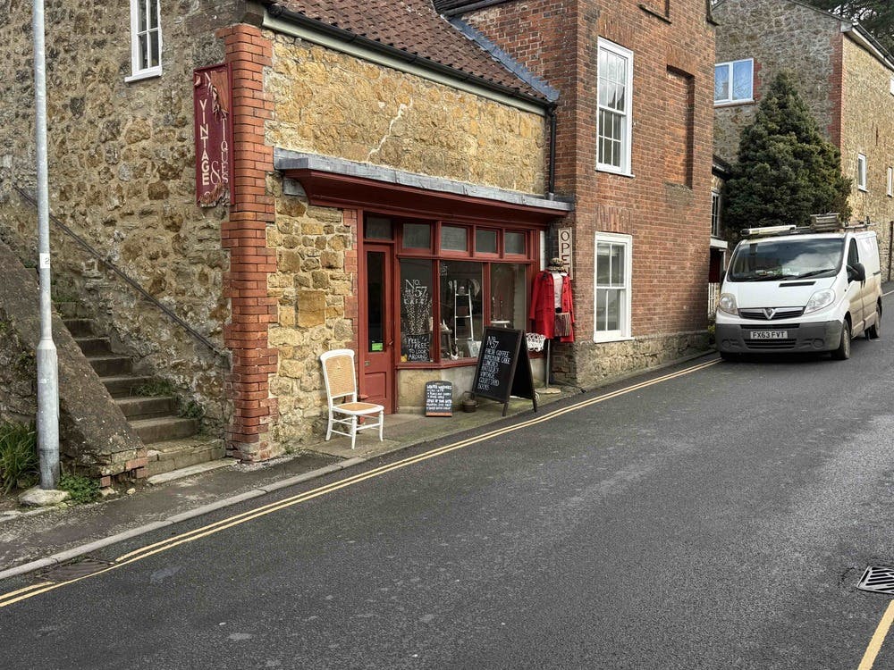 number 57 a combination of antiques and a cafe