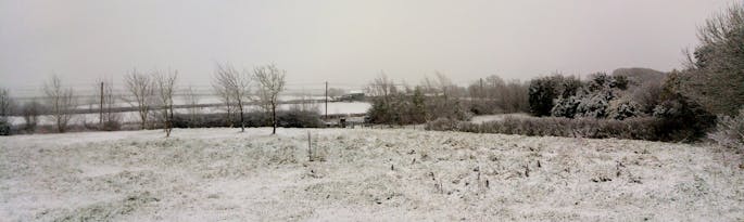 Snow on Anglesey