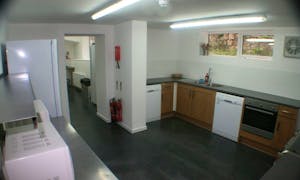 Additional kitchen space for large gatherings at  River Wye Lodge self catering accommodation Nr. Ross-on-Wye Herefordshire www.bhhl.co.uk