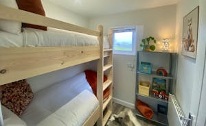 Bedroom 2 featuring bespoke bunk beds ideal for children