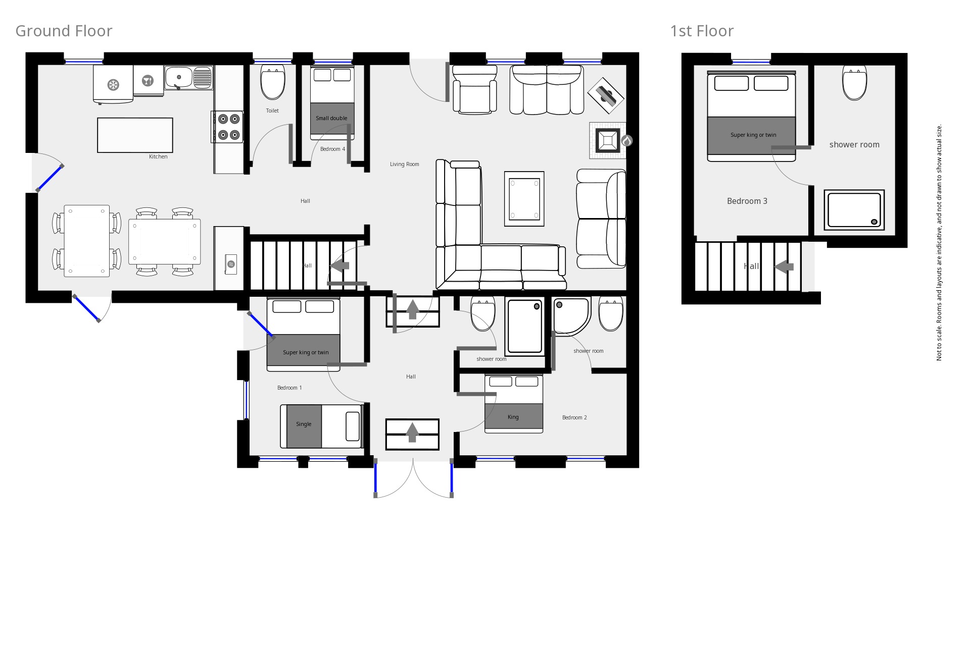 Floorplans The Threshing Barn Langport Little Upton