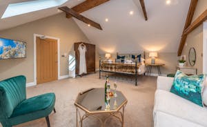 Croftview - Bedroom 10 (Barn Owl) is a second floor room with an optional extra single or a sofa bed