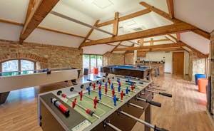 Beaverbrook 20 - The games room has a pool table, air hockey, table football and table tennis