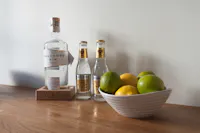 Luxurious welcome pack goodies, including Gin & Tonic and Fruit