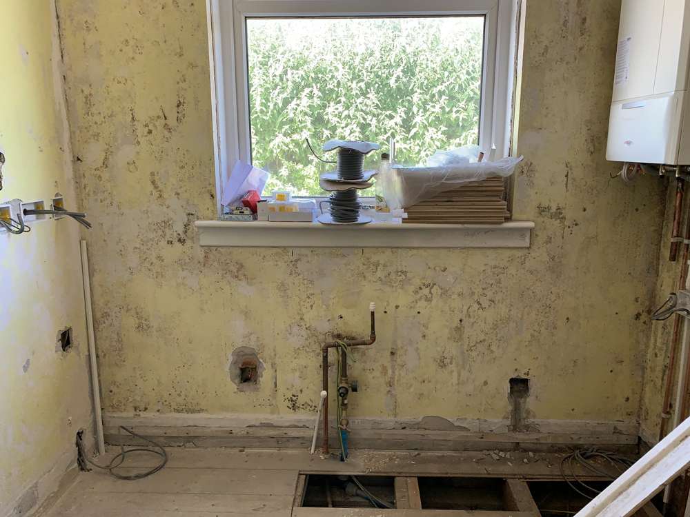 Seaview Cottage utility room refurb