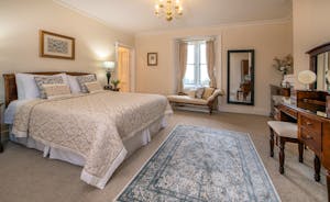 The Old Rectory - The Hellier Suite is on the first floor and has an ensuite bathroom