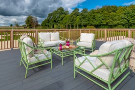 Boon Barn - Relax on the roof terrace with unspoilt views across the fields 