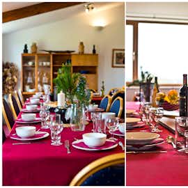 Large group dining catered for at High Cloud Farm and Barn sleeps 24 holiday accommodation Monmouthshire www.bhhl.co.uk Large group dining catered for at High Cloud Farm and Barn sleeps 24 holiday accommodation Monmouthshire www.bhhl.co.uk