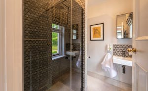 Duxhams - Echoes of the 1930's in theshower room for Bedroom 3
