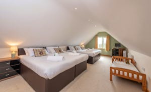Crowcombe: Bedroom 4 is a great room for a family as it sleeps 4
