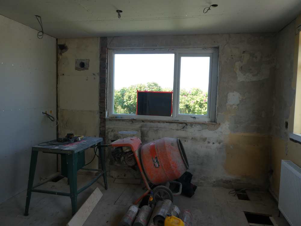 Work begins on the old kitchen