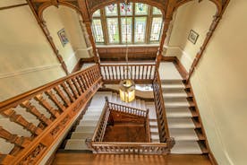 Wonham House - The magnificent carved oak staircase