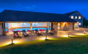 Fuzzy Orchard - A fabulous luxury lodge for large group holidays in the Somerset countryside