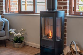 Whimbrels Barton - Bean Goose Barn: A wood-burner keeps you cosy on colder days and nights