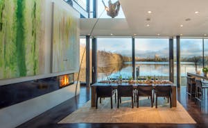 The Glass House: The lake is forever in your sight; the sense of calm is immense