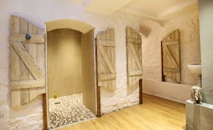Sandfield House - The cellar has been converted into a sauna room with a shower and WC