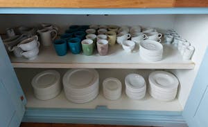 crockery for up to 18 guests