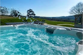 Menagerie House - The views over the valley from the hot tub are incredible!