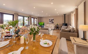 Thorncombe: An open plan living space; perfect for large group stays