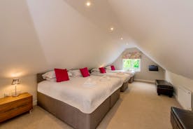 Cockercombe - Bedroom 4 sleeps 4, so it makes a great room for a family