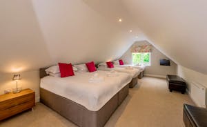 Cockercombe - Bedroom 4 sleeps 4, so it makes a great room for a family