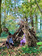 The Cottage Beyond: Make a camp in the woods; have an adventure of your own
