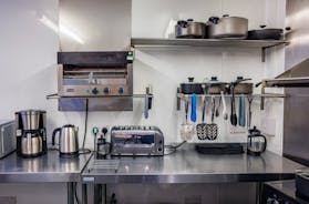 Plenty of professional kitchen equipment for large groups at Wye Rapids House www.bhhl.co.uk