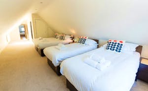 Ramscombe - Bedroom 4 is a super family room with an en suite shower room