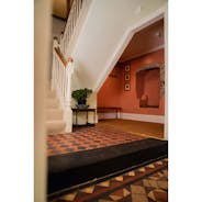 Victorian tiled hallway