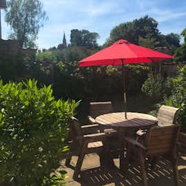 Sticky End Cottage: Courtyard  Cottage Garden Sticky End Cottage: Courtyard  Cottage Garden