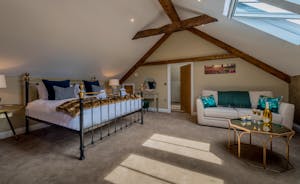 Croftview - Bedroom 10 (Barn Owl) is a second floor room with the option of a sofa bed too
