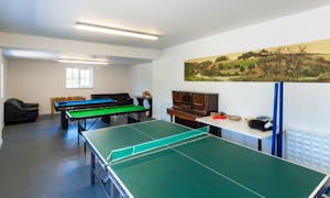 Plenty of entertainment in the games room at  River Wye Lodge ideal  large holiday accommodation for family and friends Nr. Forest of Dean www.bhhl.co.uk  