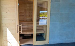 Shires - There's a sauna in the spa hall - such luxury!