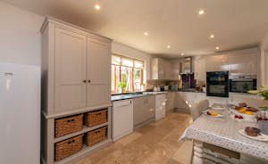 Thorncombe - The kitchen is modern and well-equipped for your large group stay