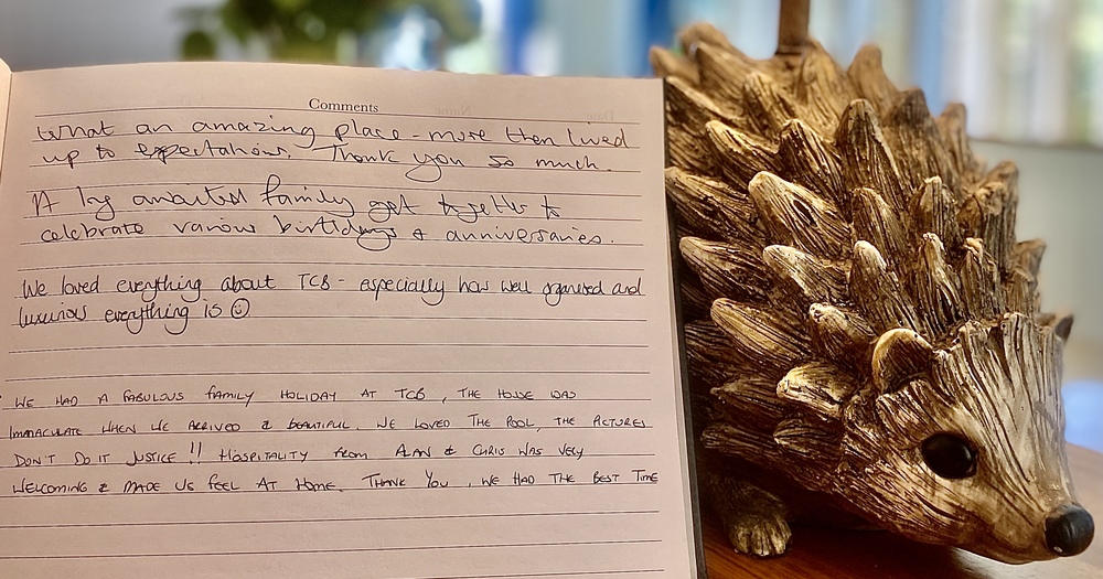 A review left by a happy guest