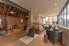 Boogie Barn: The enormous open plan living space makes for happy sociable times