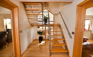 Wayside: The warm tones of maple wood, and underfloor heating throughout