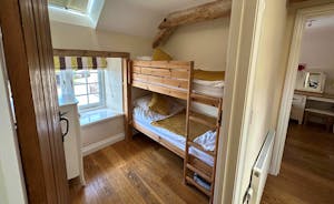 Peaks Grange - Bedroom 9 is in Frank's and has bunk beds