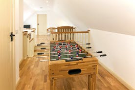 Flossy Brook - Table football on the landing 