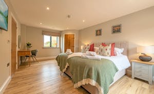 Croftview - Bedroom 1 (Robin): A ground floor room with an ensuite wet room
