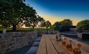 Withymans - Make the most of balmy evenings on the patio as the sun sets over the Somerset Levels
