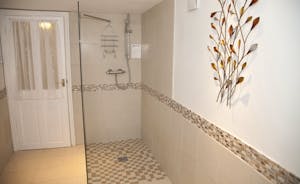 Cobbleside - The ground floor shower room is well co-ordinated, fresh and bright